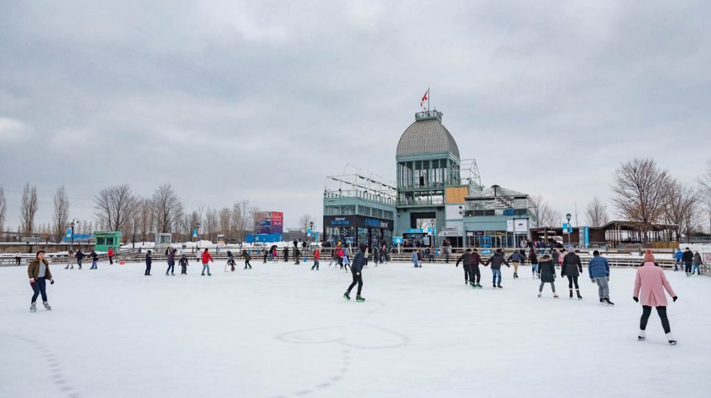 ice skating montreal Parc du Bassin Bonsecours 