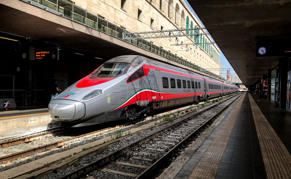 The high speed express trains from Trenitalia get you across Italy in hours