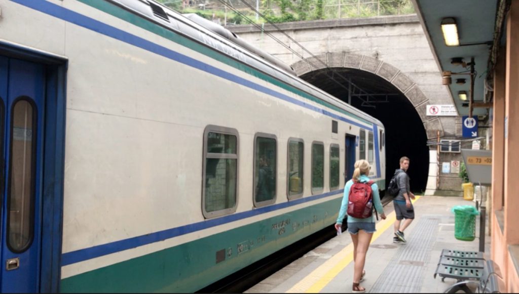 Visiting Cinque Terre is made easy by the trains that service each town. 