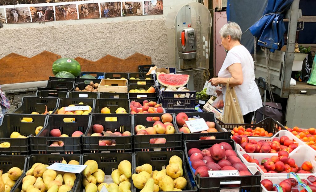 Stock up on fresh produce when visiting Cinque Terre
