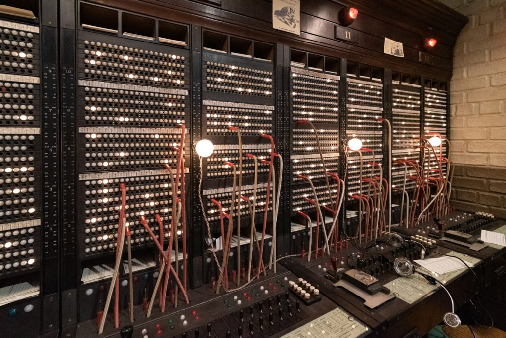 The phone switchboard from Marvelous Mrs Maisel 