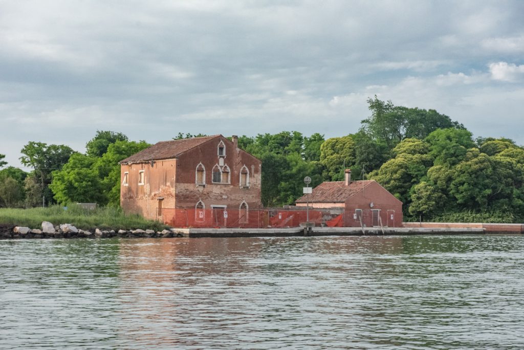 Looking across the lagoon from the island of Mazzorbo, home of Venissa