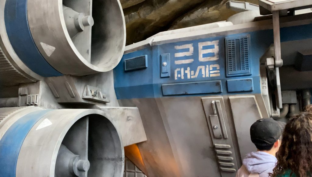 Take the shuttle to the heart of the Star Wars Rise of the Resistance experience