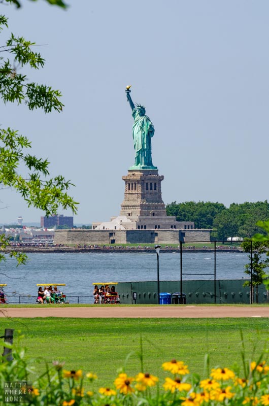 Bikes for four are popular on Governors Island New York 