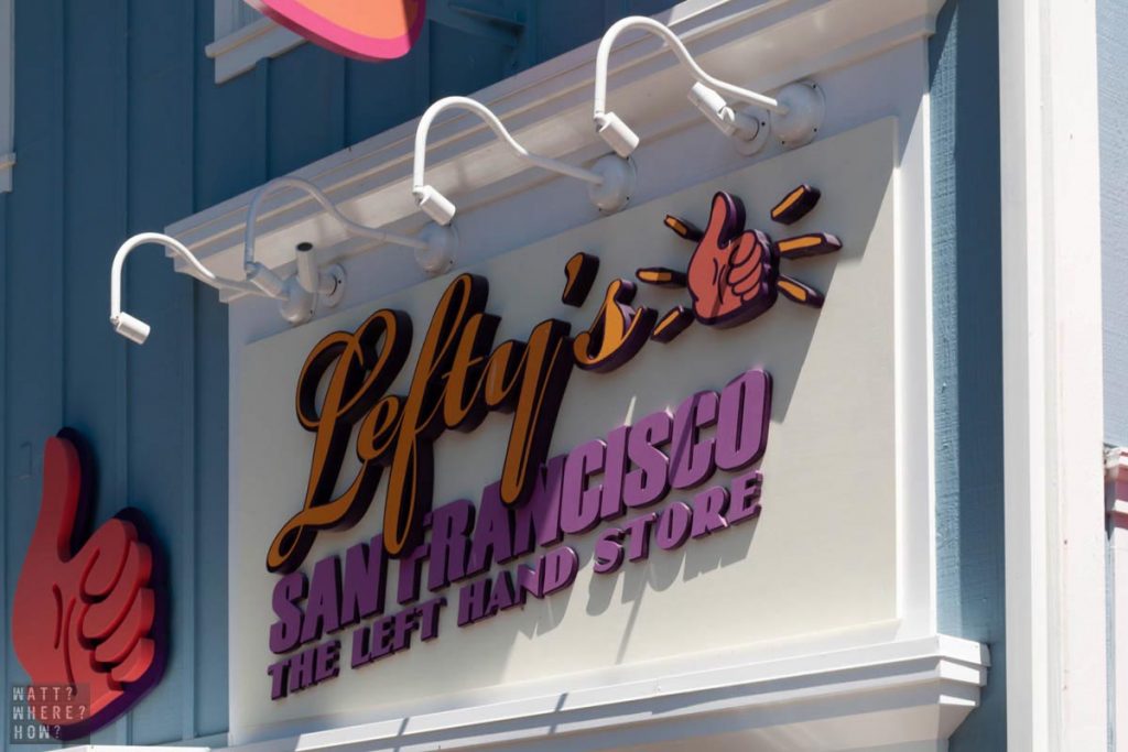 Left handed store in San Francisco Stock Photo - Alamy