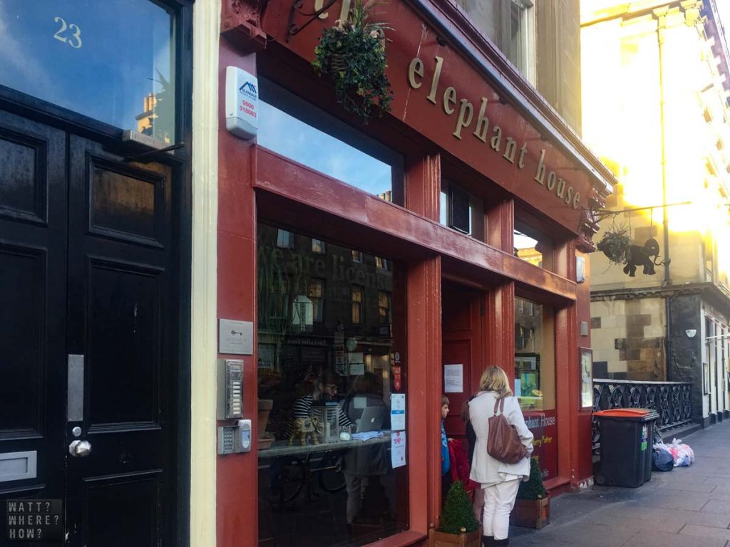 As part of any Harry Potter Road Trip, you have to stop in for a cup of tea at Edinburgh's The Elephant House. 
