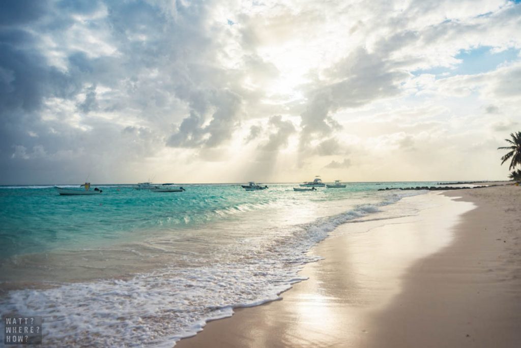Worthing Beach Barbados is the perfect beach to soak in the Caribbean vibes. 