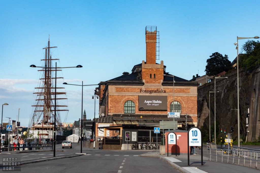 Fotografiska Stockholm is built into a former customs house in the capital of Sweden. 