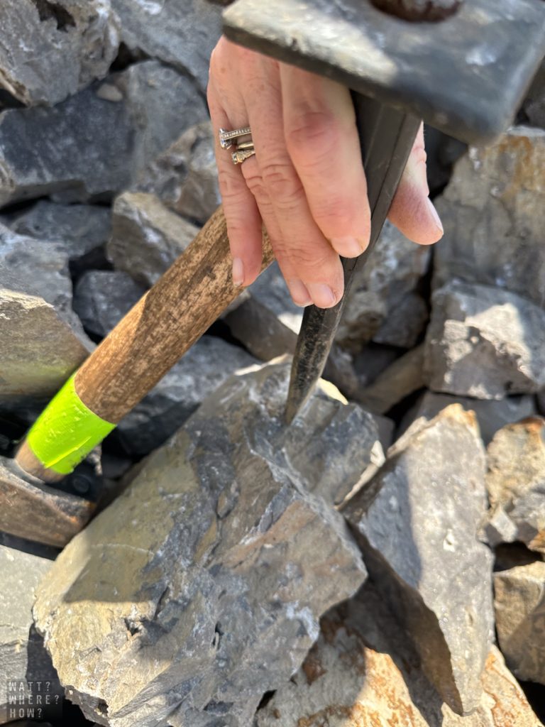 You can use a hammer or mallet and chisel to mine for Herkimer diamonds at sites around Herkimer County. 